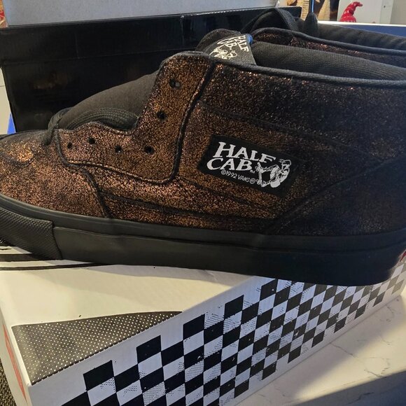 Vans Skate Half Cab Metallic Bronze VN0A2Z34B0Z Men's Size 10.5 Skate Shoes NEW - Picture 1 of 13
